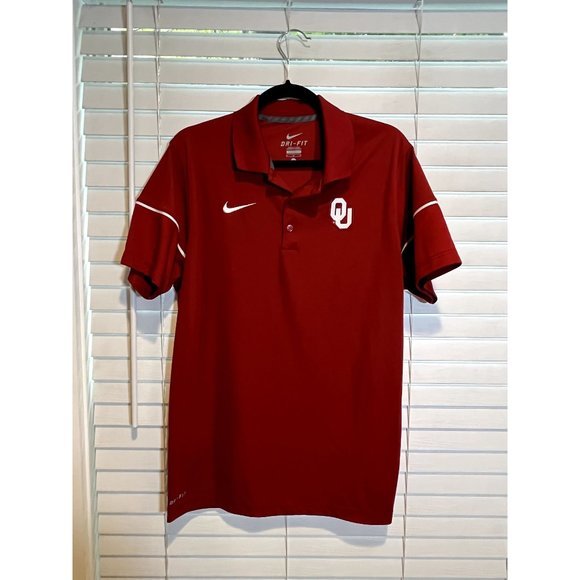 Nike Oklahoma Sooners‎ Polo Shirt - Size M - Picture 1 of 3